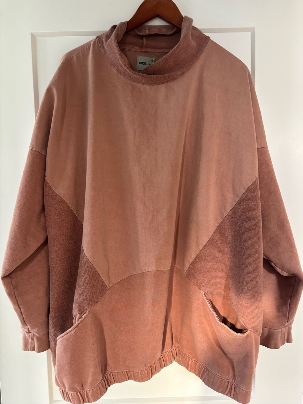 Asos Relaxed Dusty Rose Pullover Jacket - Unbranded